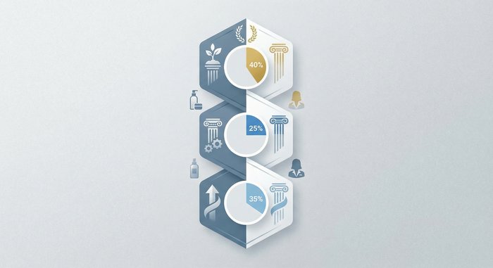 Προφίλ επιχειρηματιών ομορφιάς - 40% νέα ξεκινήματα, 25% αναζήτηση οργάνωσης, 35% ανάπτυξη