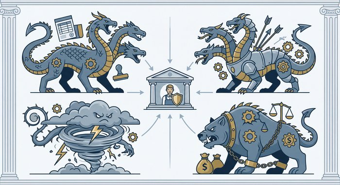 Εξωτερικά τέρατα - εφορεία, ανταγωνισμός, κρίση, έξοδα